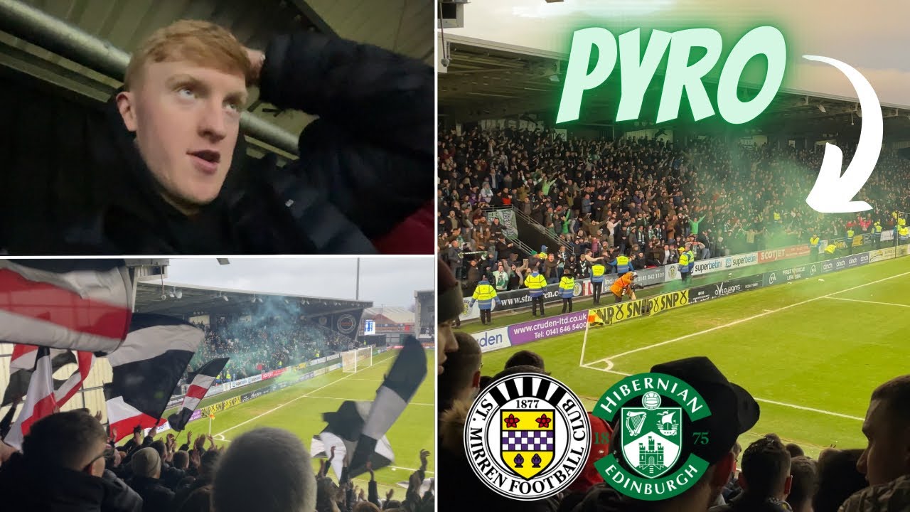 Away End LIMBS as Hibs Score LATE Winner v St Mirren! 🤯