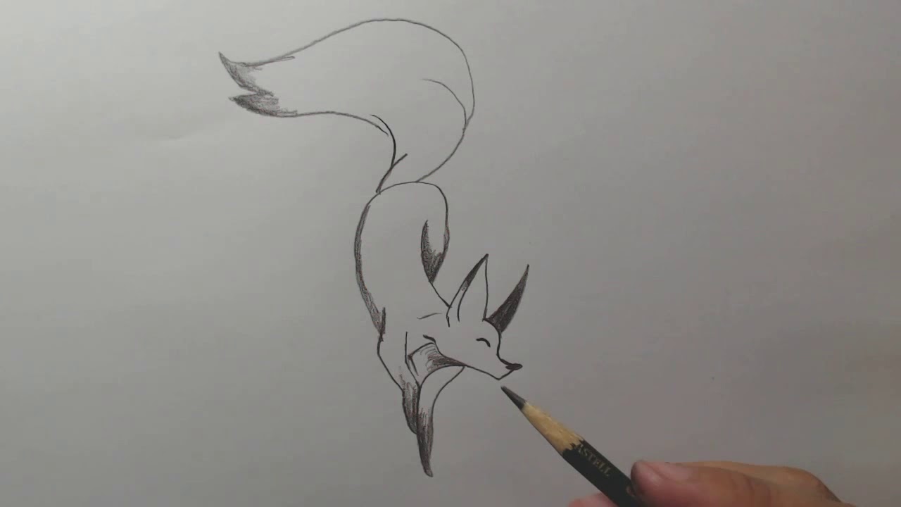 Como desenhar raposa passo a passo