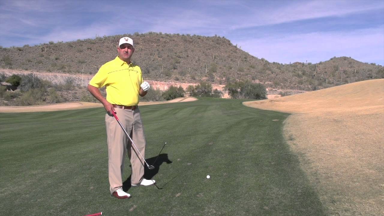 How to Hit Golf Irons on Uneven Lies Golf Tip