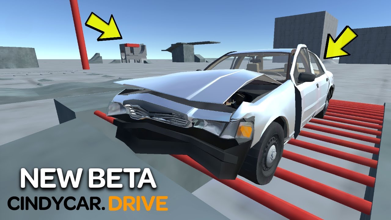 НОВАЯ БЕТА CINDY CAR DRIVE 0.2 НА АНДРОИД ОБЗОР NEW BETA CINDY CAR DRIVE ANDROID GAMEPLAY SOFT BODY