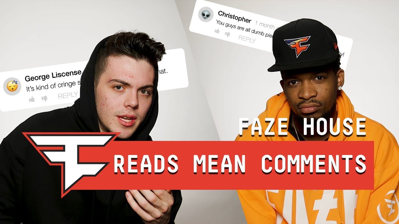 FaZe Clan Read Mean Comments