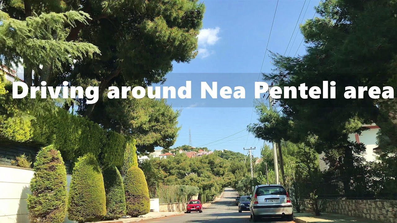 [4K]Driving around Nea Penteli in Greece|Spring is coming!|live in Greece|行駛在希臘美麗的社區|希臘的春天來了|生活在希臘