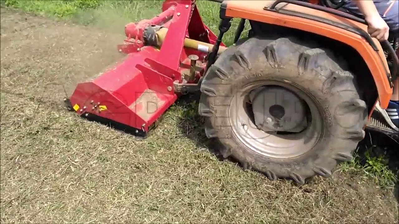 Betrieb des Mulchers für Kleintraktor GeoTech Pro LFM125
