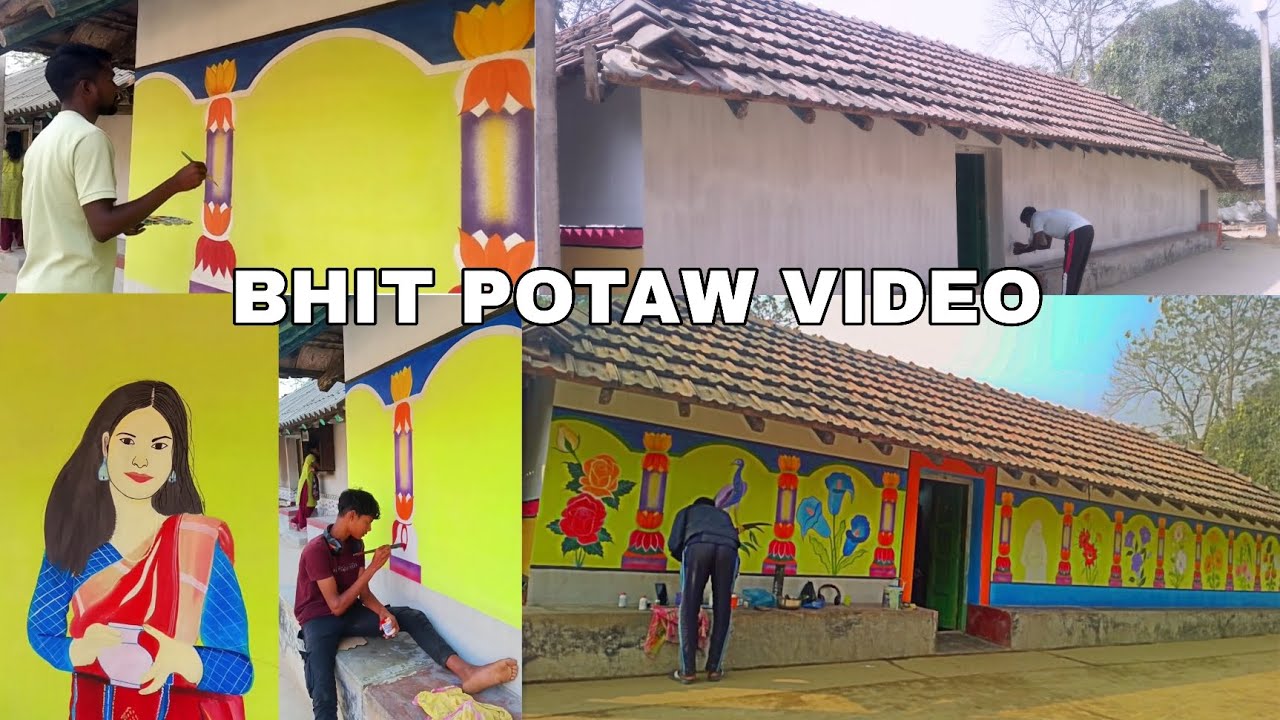 LOYAGORA RENA  BHIT POTAW VIDEO || New Post || #art #wall #drawing