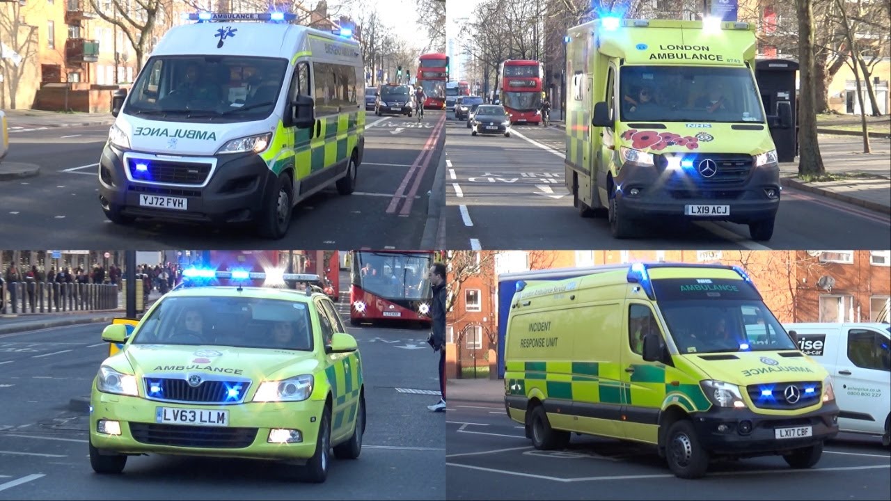 [LONDRA] Automedica + Ambulanze + Soccorsi Speciali in emergenza - LAS Ambulances + RRV + HART cod 3