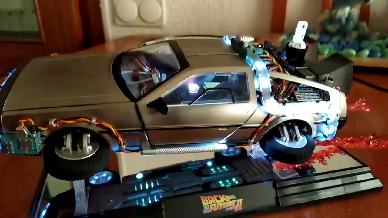 delorean magnetico regreso al futuro 2