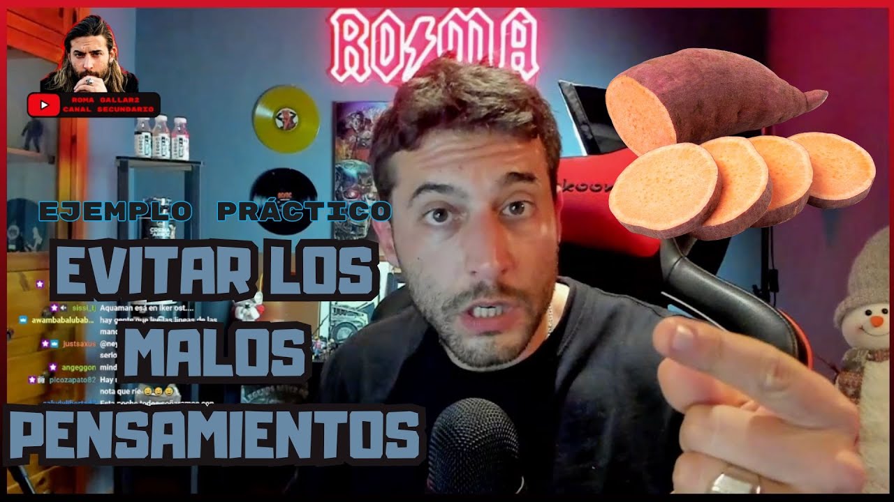 EJEMPLO PRÁCTICO DE CÓMO ALEJAR LOS MALOS PENSAMIENTOS. CON UN BONIATO.