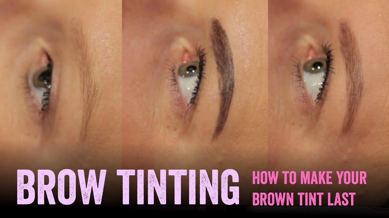 Make brown eyebrow tinting last longer - Salon Secrets