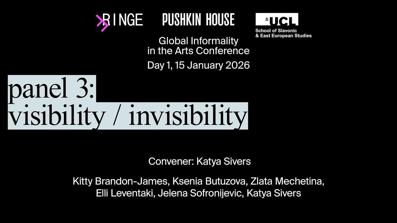 Day 1. Panel 3. Visibility / Invisibility