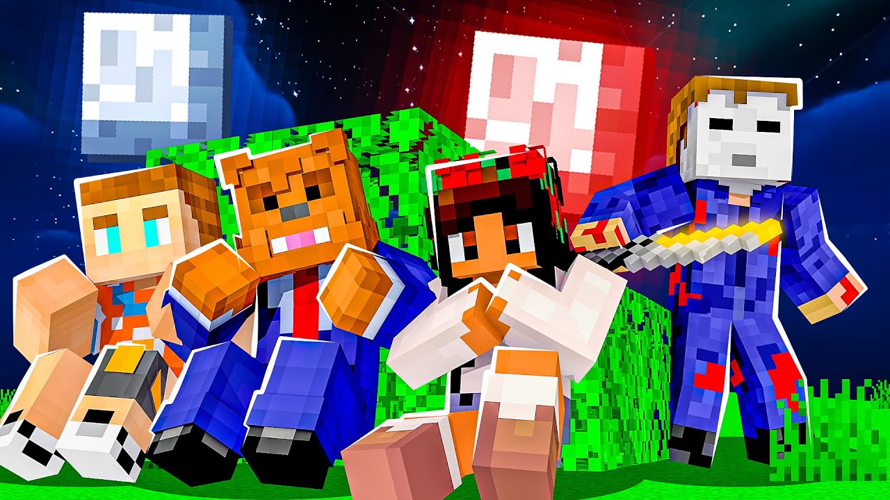 Скрываясь от БЕЗУМНОГО Майка Майерса в Minecraft