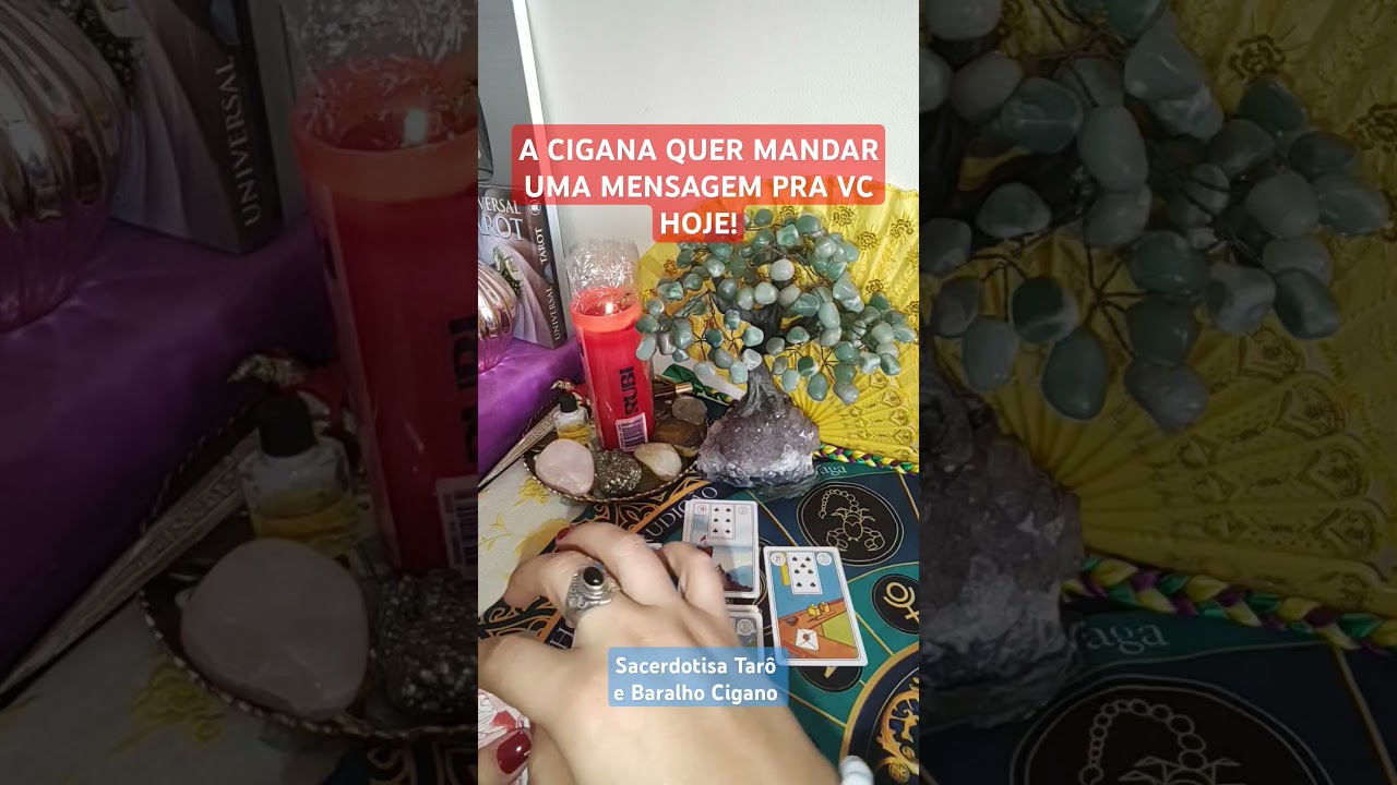 A CIGANA QUER MANDAR UMA MENSAGEM PRA VC HOJE! #tarot #baralhocigano #ciganadooriente