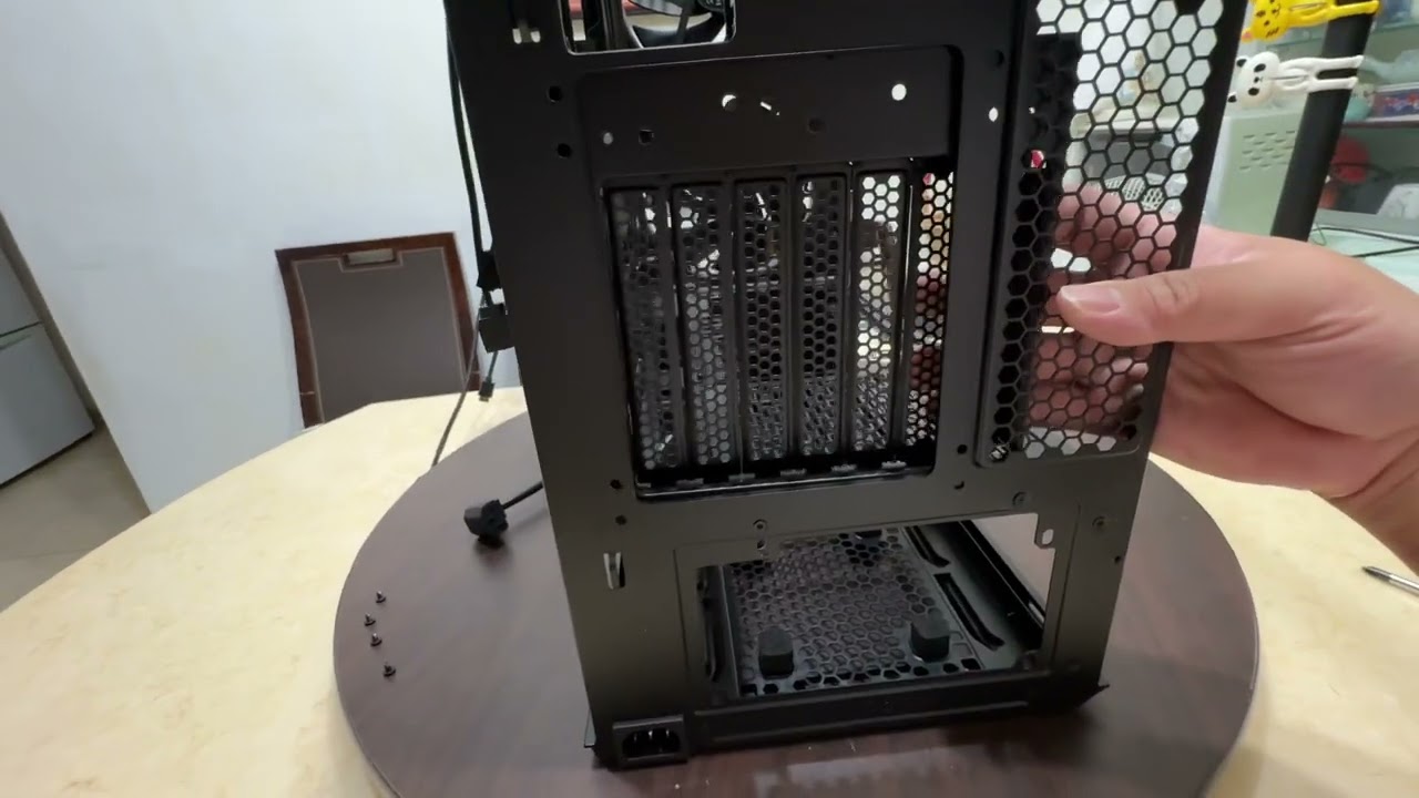 聯力 LIAN LI LANCOOL 217 CASE UnBox 開箱 介紹 模組化 水冷 空冷 散熱 電競 機殼 直立顯示卡 光華商場