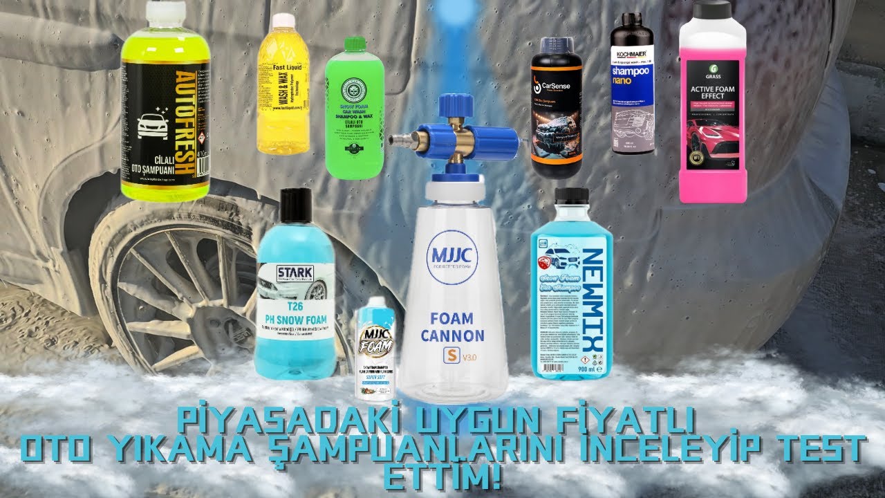 Newmix & Stark & Grass & Auto Fresh & Fast Liquid & Car Sense & Bella & Kochmaier Şampuanları Testi!