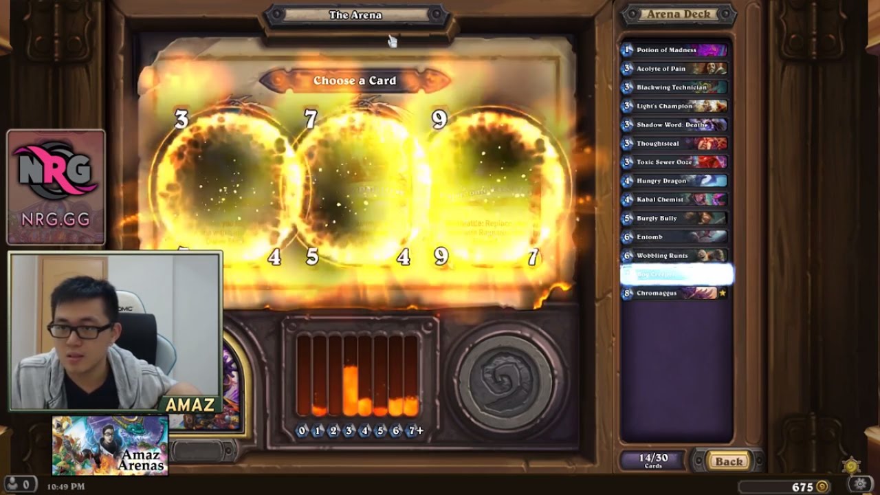 Hearthstone Arena - Paletress and Chromaggus crazy deck!