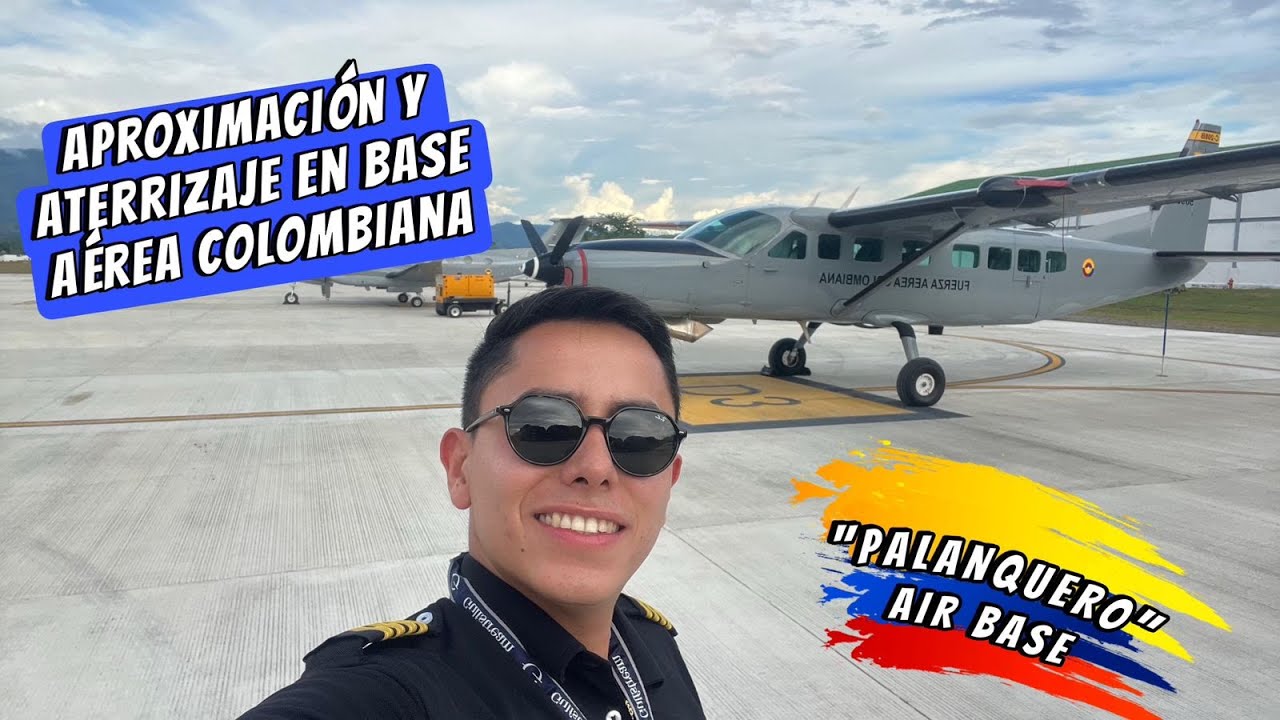 ¡Volando a una BASE AÉREA en Colombia! De Pereira a Palanquero en Piper Navajo