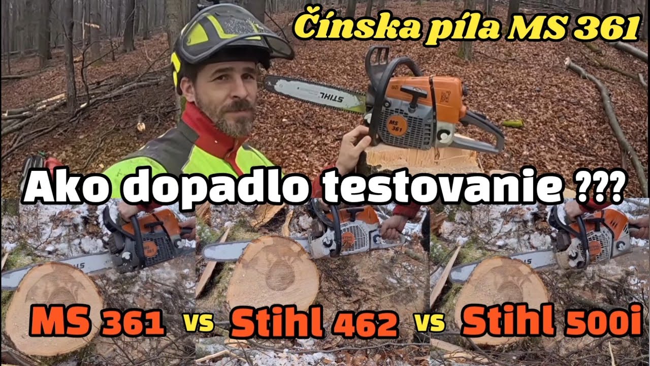 Итоги испытаний, на сколько выдержала китайская бензопила МС 361? Амлес, Штиль 500i против 462, 361