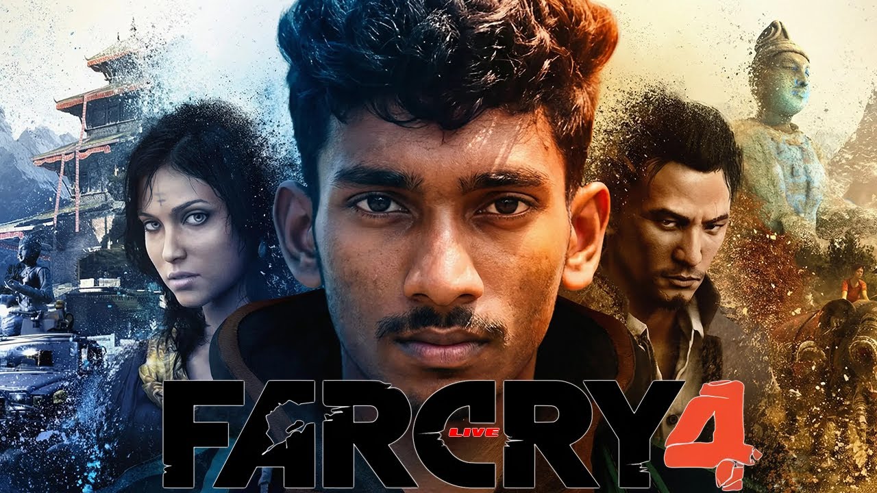 LIVE🔴අලුත් ආරම්භයක් | Welcome to Kyrat | Farcry 4 Ep 01 | Animo Playz #farcry4