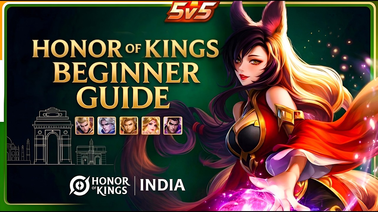 Honor of Kings Beginner Guide India 🔥| Best Heroes, Tips & Settings to Rank Fast (Complete Tutorial)