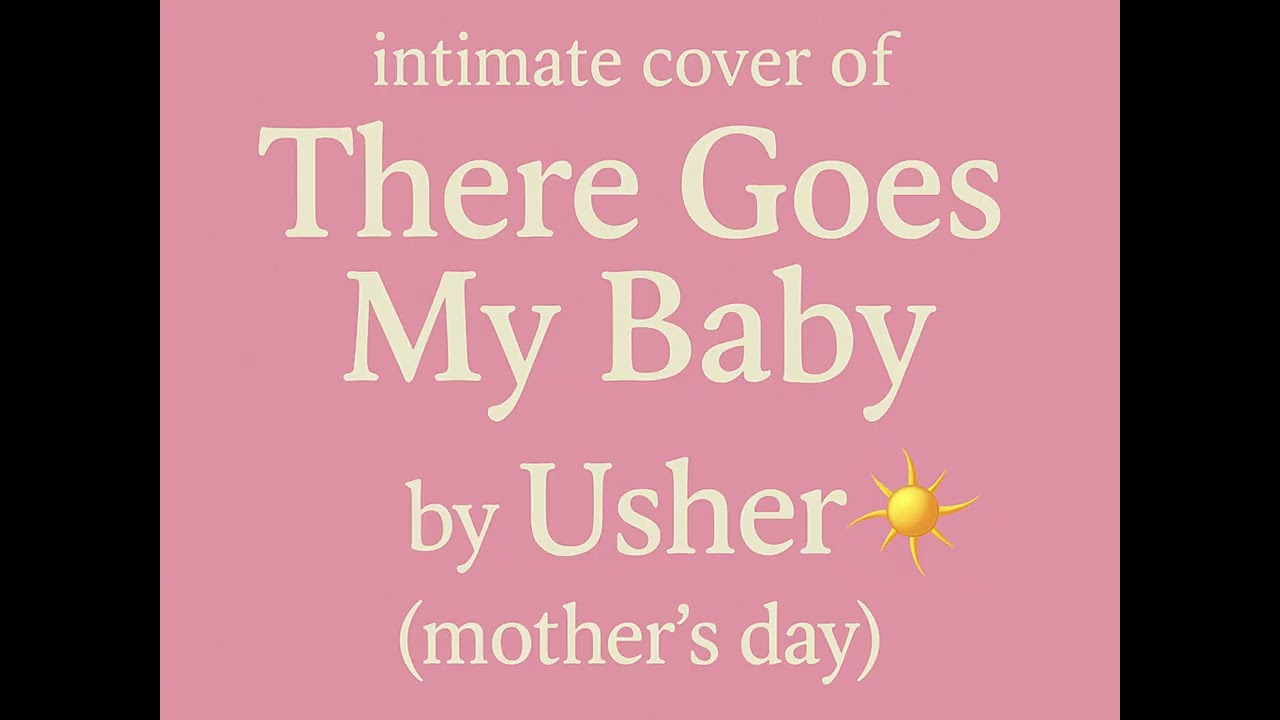 raw cover of There Goes My Baby by Usher 🌸 (found on a hard drive  Mother’s Day drop)