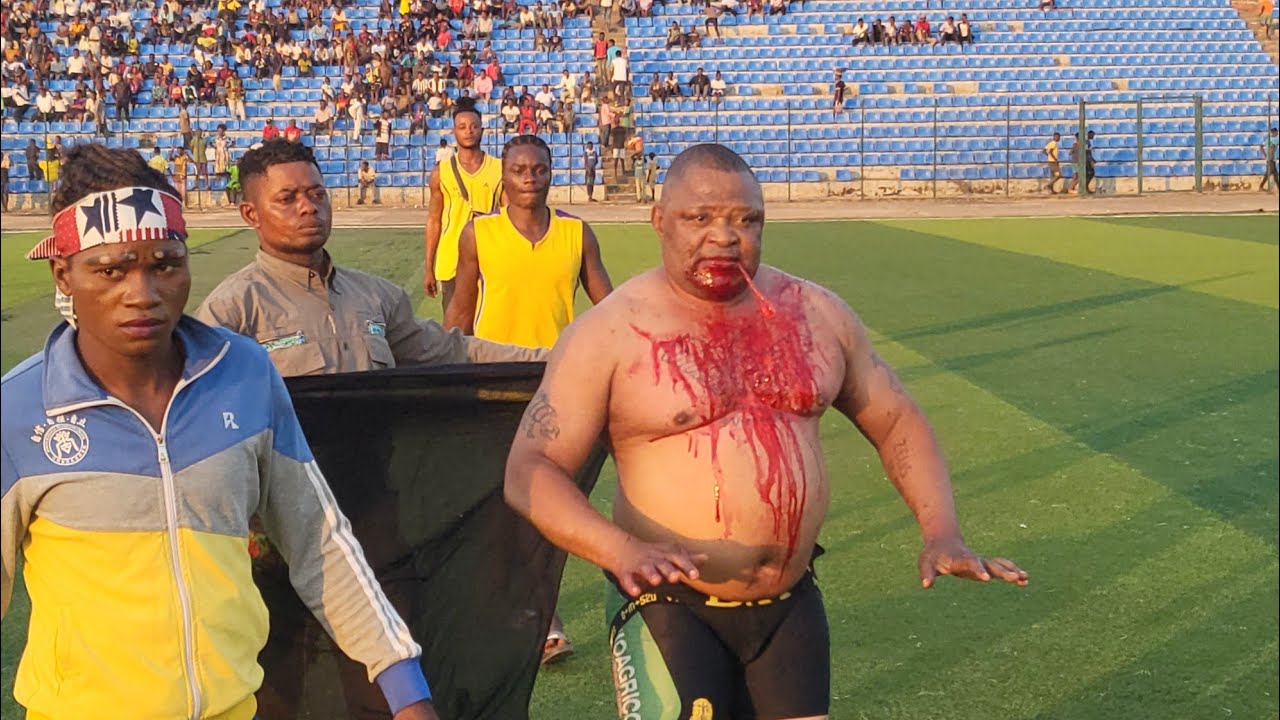 ZEUS MUTUKA MUNENE VS CIBORD COMBAT DE CATCH CONGOLAIS STADE KASHALA BONZOLA