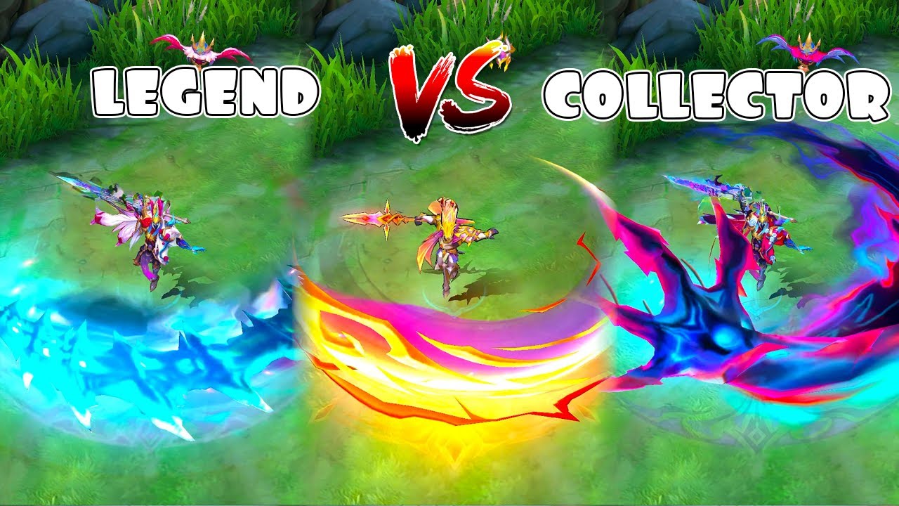Alpha Legend VS Collector Skin Comparison