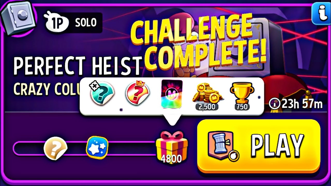 crazy columns bombs away solo challenge | perfect heist solo | match masters 