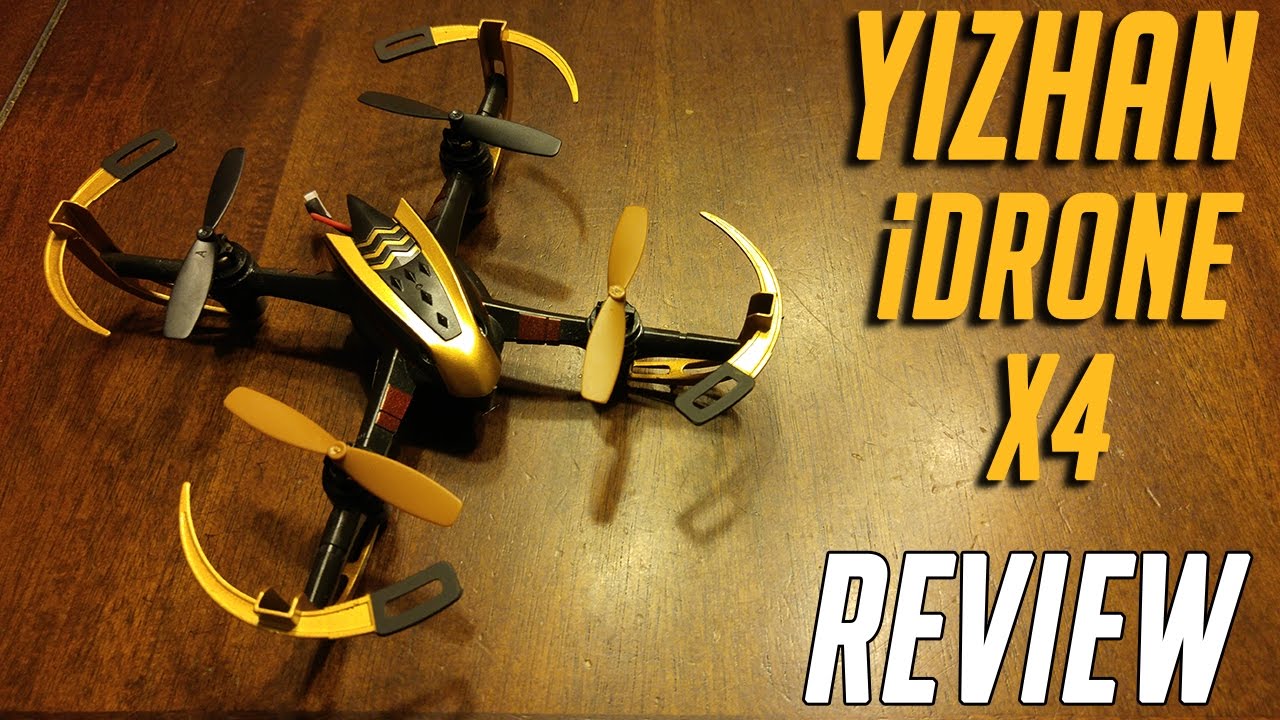 YiZhan iDrone X4 Micro Drone Review including a Real Beginner's Test Flight