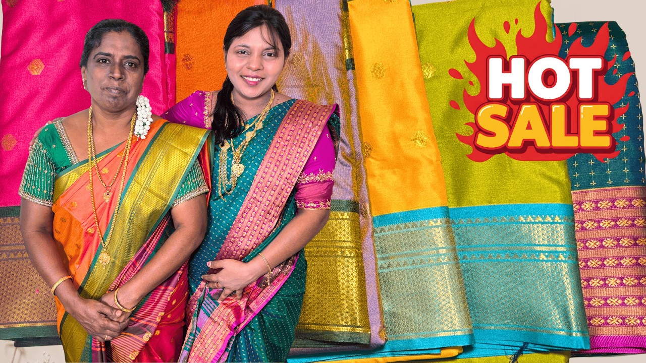 Top Instagram Trending🔥Nilambari Soft Silk Saree & Kanchi Semi Silk Saree Sale🔥Hurry Up