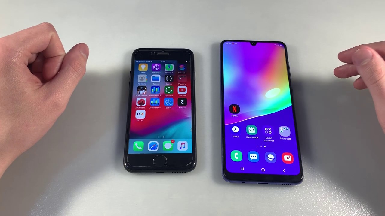 Samsung Galaxy A31 vs iPhone 7