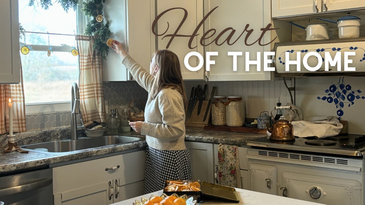 Holiday Kitchen Organize, Clean and Decorate with Me! Azure Standard Haul and Stocking the pantry