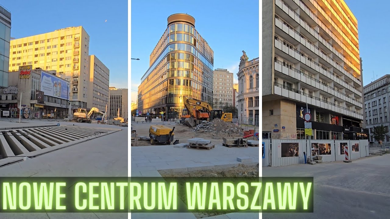 Warszawa / Warsaw Nowe Centrum Warszawy Złota i Zgoda październik 2025 / Reconstruction of Złota