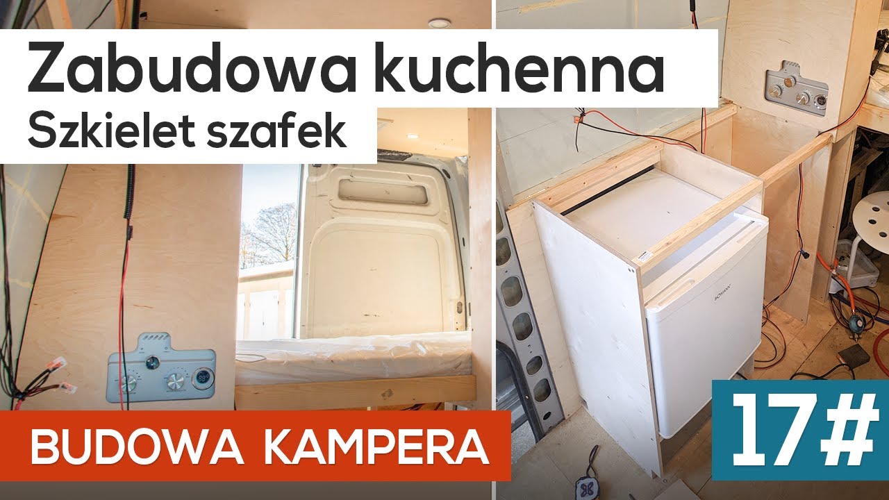 Budowa kampera 17# ☕️ Początki zabudowy kuchennej
