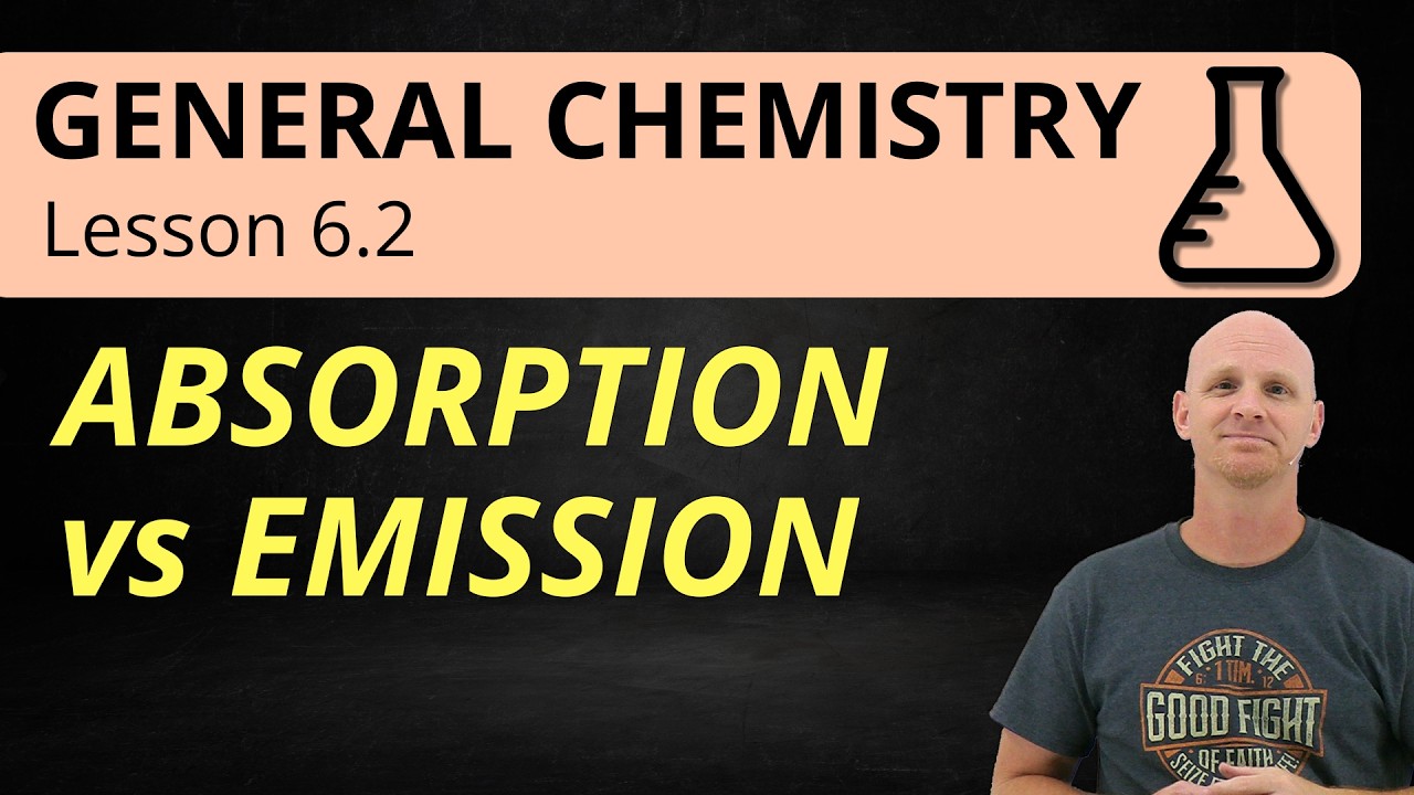 Bohr Model Electronic Transitions - Absorption vs Emission (6.2) | General Chemistry