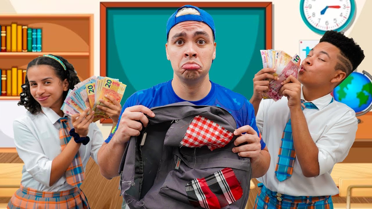 LUCCAS NÃO TEM DINHEIRO PRA COMPRAR MOCHILA NOVA