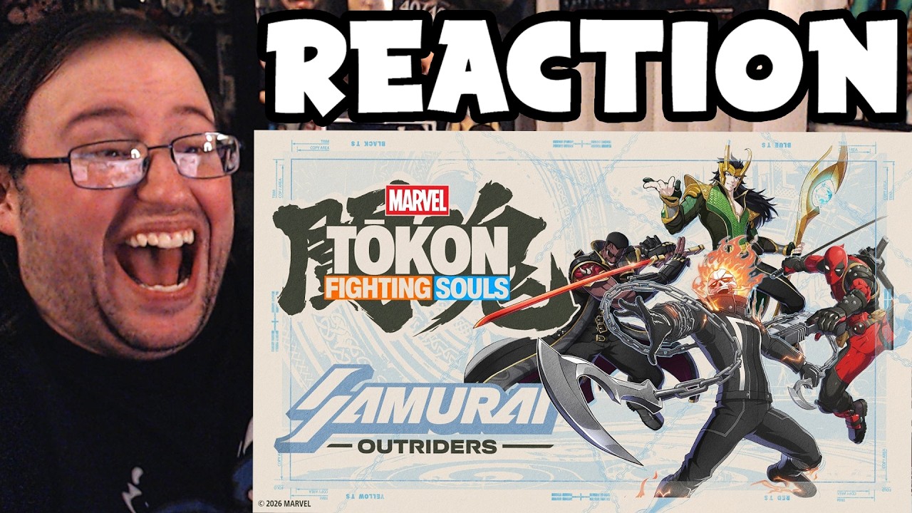 РЕАКЦИЯ Gor на трейлер &laquo;MARVEL Tōkon: Fighting Souls &mdash; Samurai Outriders&raquo; (БЛЭЙД И ДЭДПУЛ, ПОГНАЛИ!)