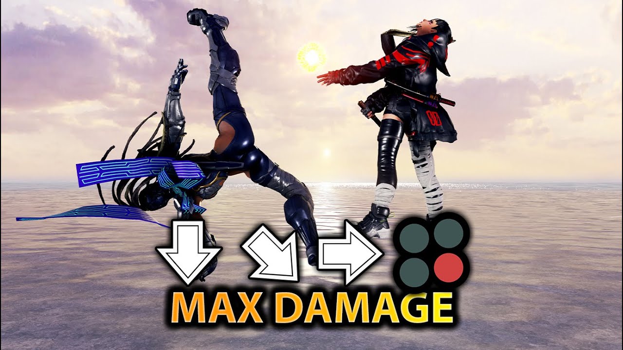Master Raven QCF4 Combos | +Max Damage