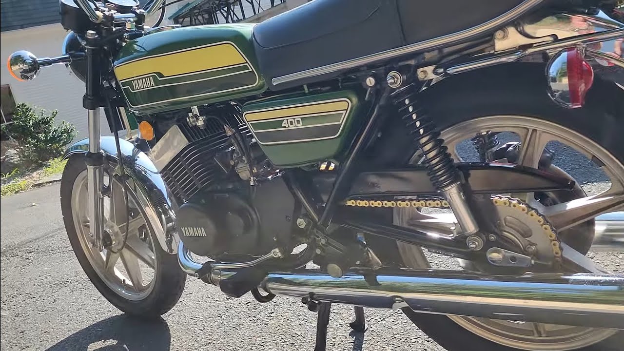 1976 YAMAHA RD400C : IS THIS THE LAST STOCK MINT ORIGINAL RD400 TIME CAPSULE!!?