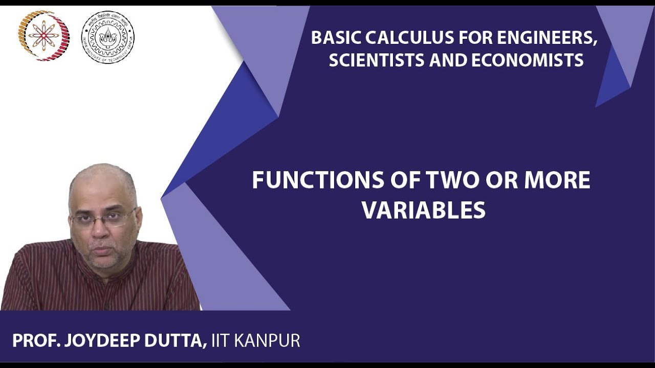 Functions Of Two Or More Variables