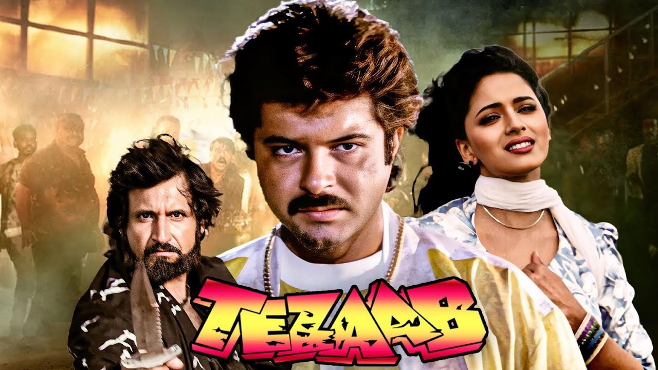 TEZAAB | Superhit Hindi  Classic Action Drama Film | Anil Kapoor, Madhuri Dixit