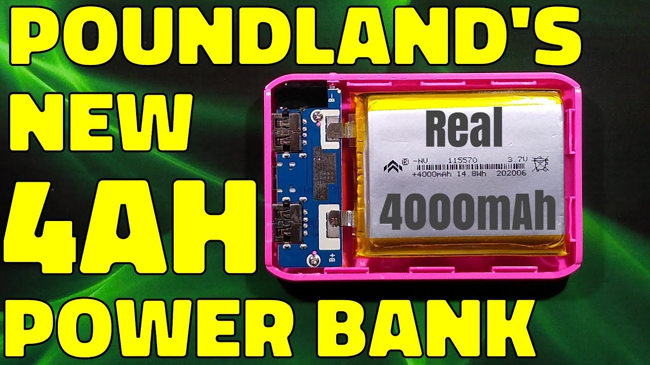 Poundland's new 4000mAh power bank