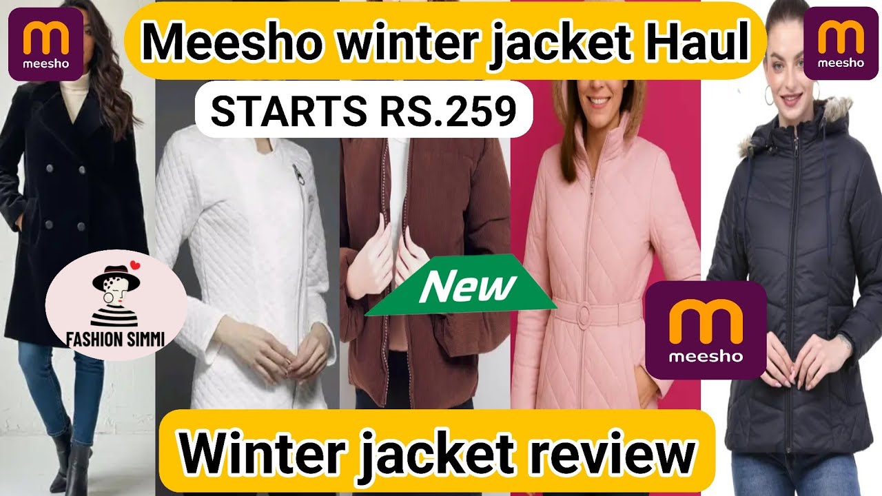 winter jacket from meesho | meesho winter jacket haul |winter jacket review #meesho #meeshohaul #new