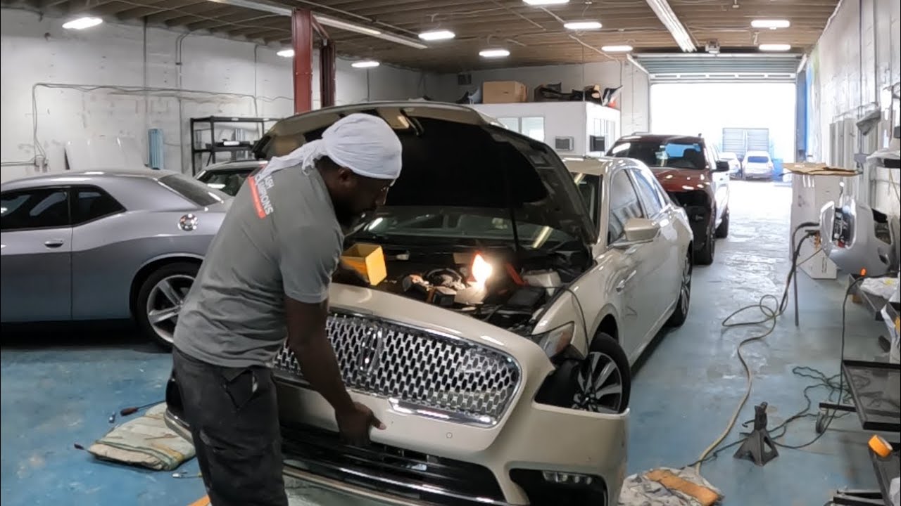 DIY 2017 Lincoln continental how to remove the front bumper