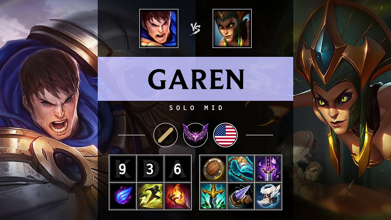 Garen Mid vs Cassiopeia - NA Master Patch 25.11