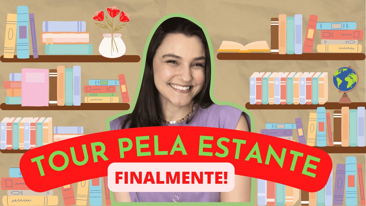 PRIMEIRO BOOKSHELF TOUR A GENTE NUNCA ESQUECE!