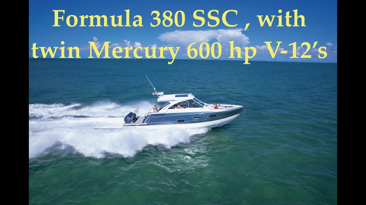 Walkthrough - Formula 380 Super Sport Crossover a fast day outboard cruiser with Mercury v-12s