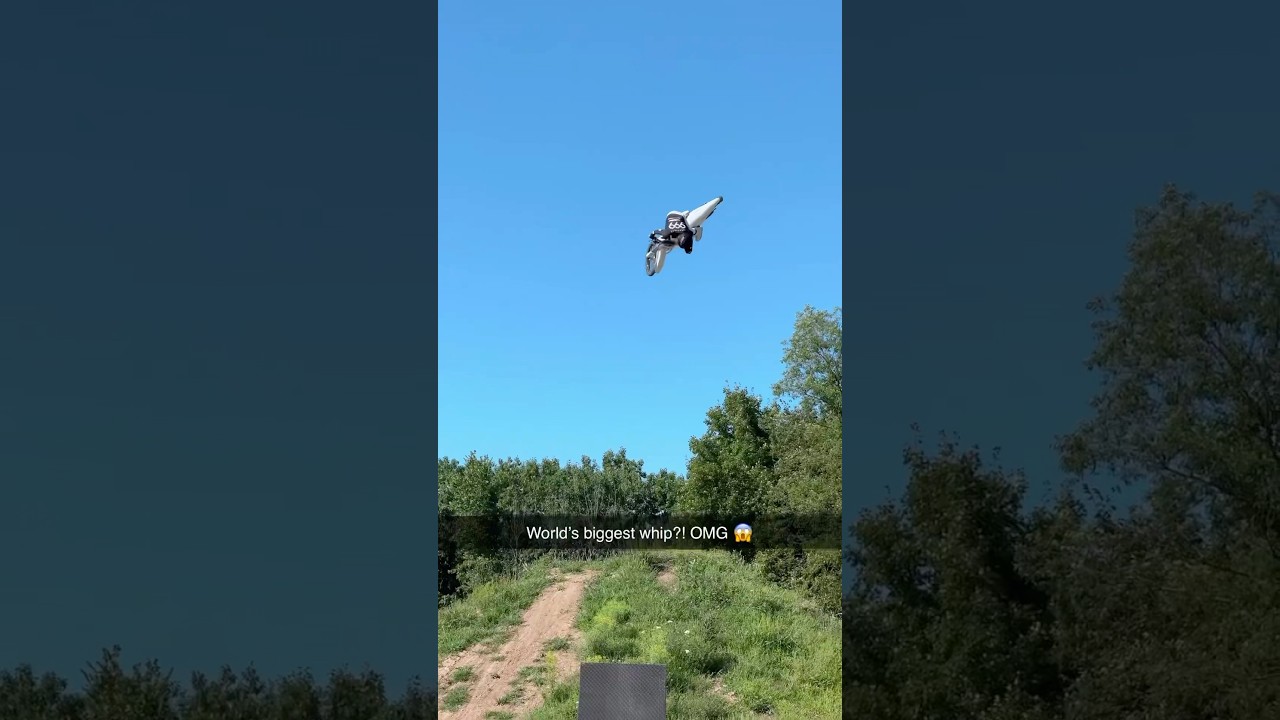 Biggest whip EVER DONE on a dirt bike?!😱