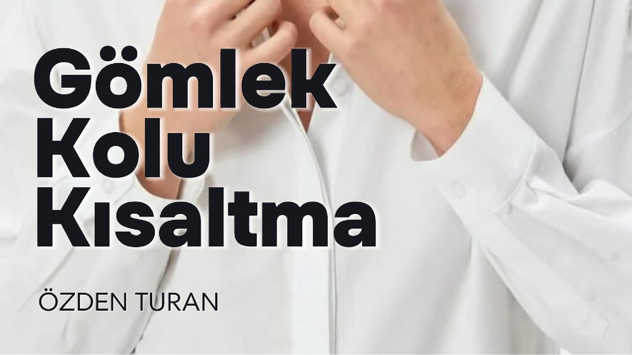 Gömlek Kolu Nasıl Kısaltılır? Pratik Dikiş Yöntemi | How to Shorten Shirt Sleeves | Easy Sewing Hack