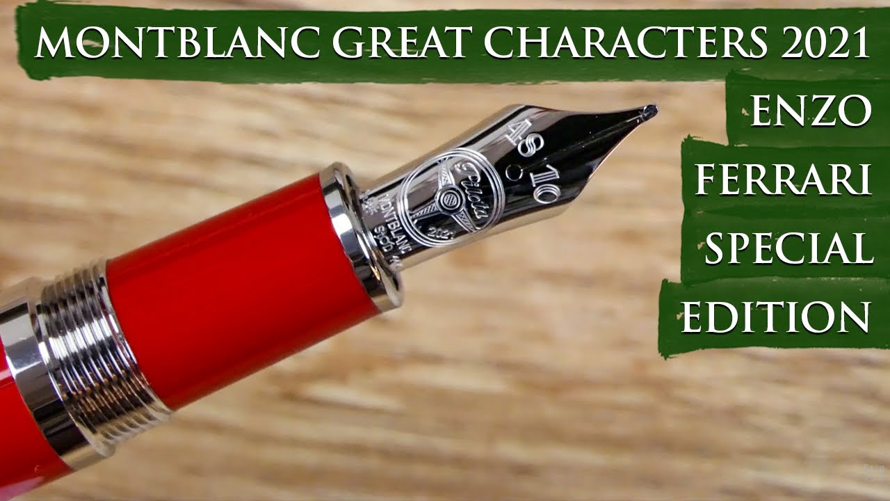 Обзор специальной серии Montblanc Great Characters 2021 Enzo Ferrari