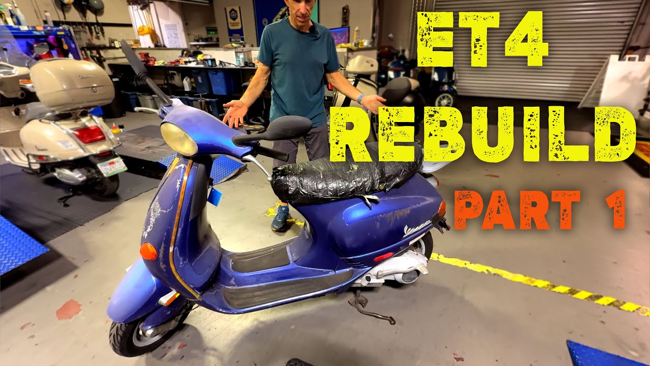 Переделка Vespa ET4 из рамы — ЧАСТЬ 1 — Введение
