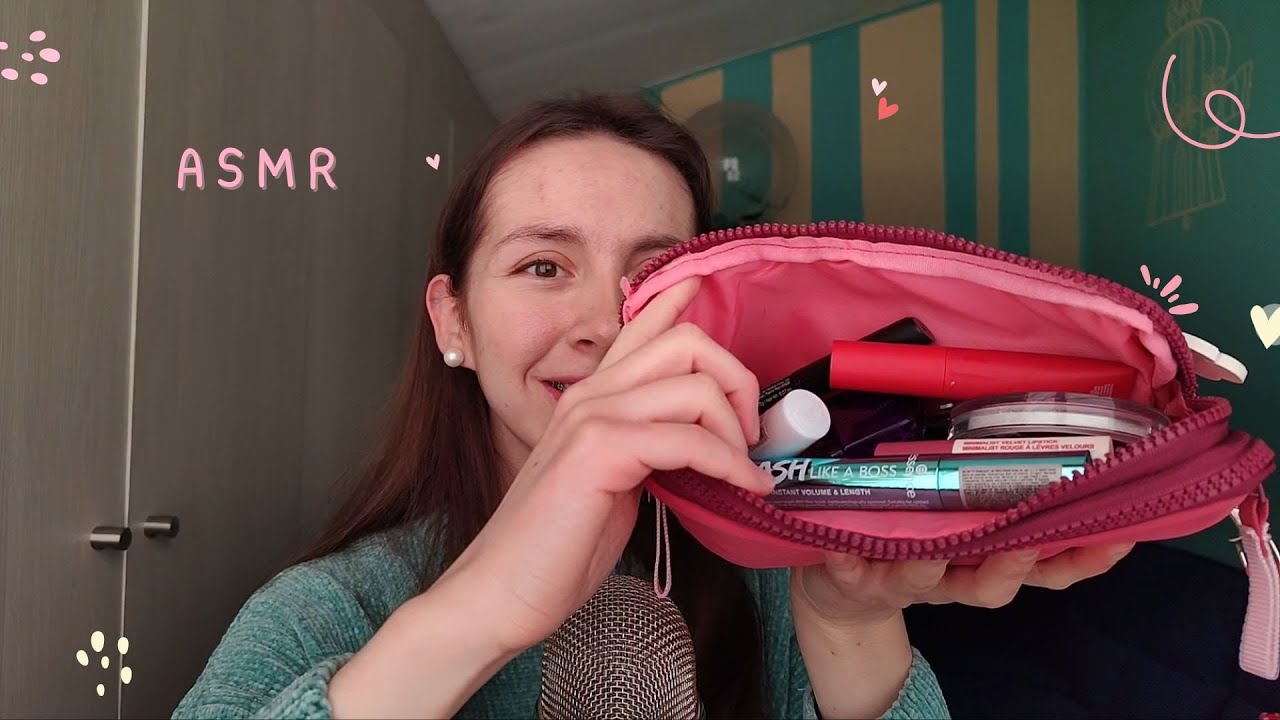Que llevo en mi cosmetiquero? 🤭 | ASMR Chile